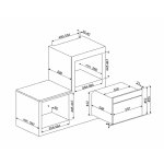 Smeg SF4104VCN 41公升 60厘米 嵌入式蒸焗爐